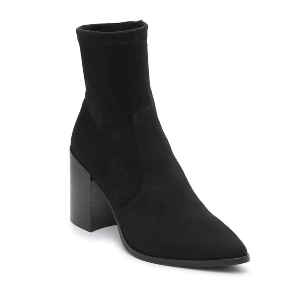 Steve Madden Viper Bootie in Black Suede size 10